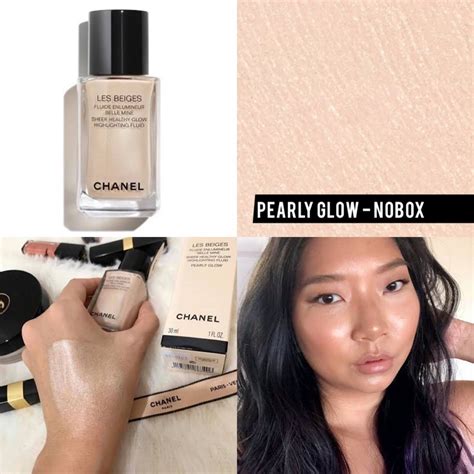 chanel liquid highlighter|chanel les beiges pearly glow.